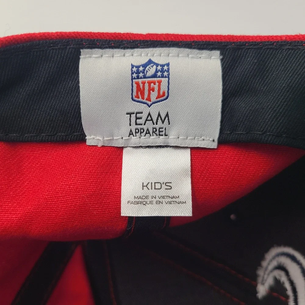 Kids Houston Texans Hat Adjustable NFL Team Apparel Red Blue NFL Football Logo